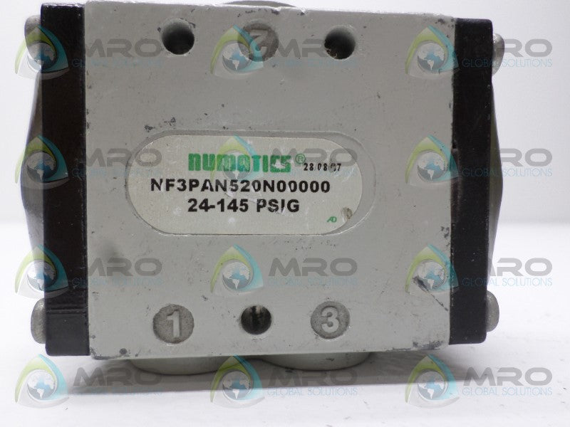 NUMATICS NF3PAN520N00000 PNEUMATIC VALVE *USED*