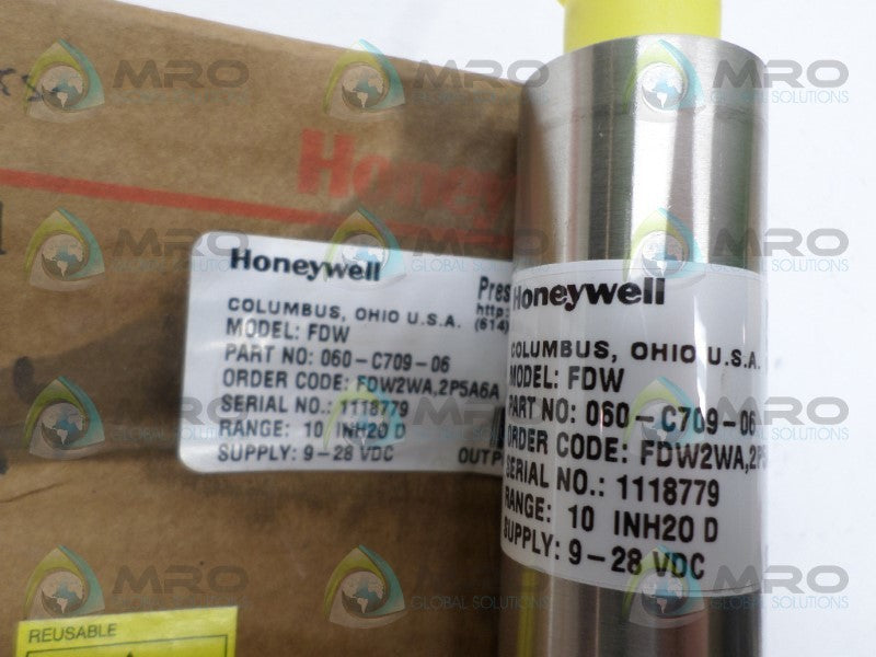 HONEYWELL FDW 060-C709-06 PRESSURE TRANSDUCER  NSMP