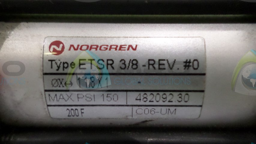 NORGREN ETSR-3/8-REV.#0 CYLINDER *NEW NO BOX*