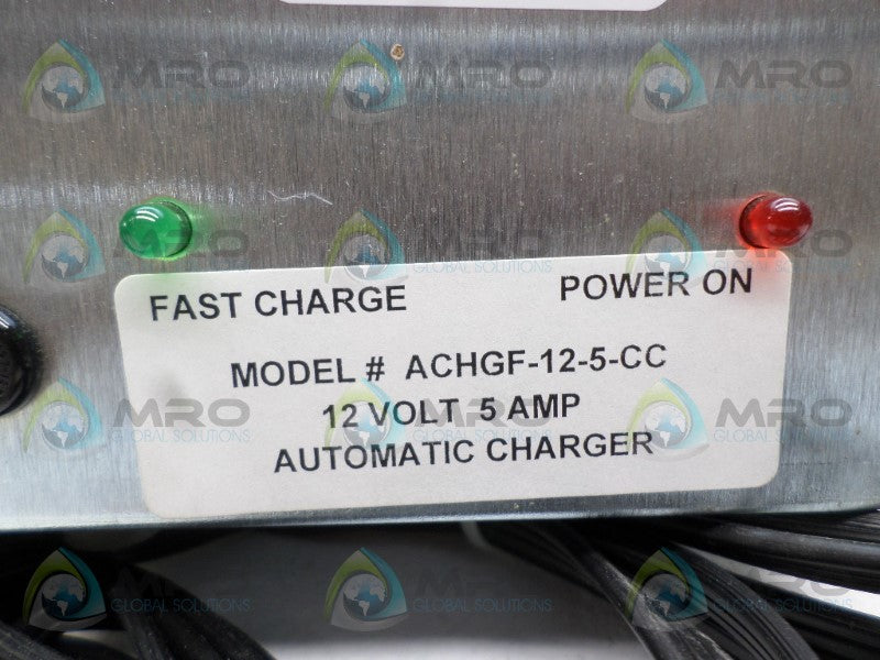 INDUSTRIAL MRO ACHGF-12-5-CC AUTOMATIC CHARGER *NEW NO BOX*