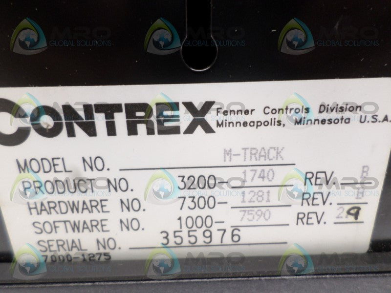 CONTREX M TRACK 3200-1740 DIGITAL SYNC CONTROLLER *NEW NO BOX*