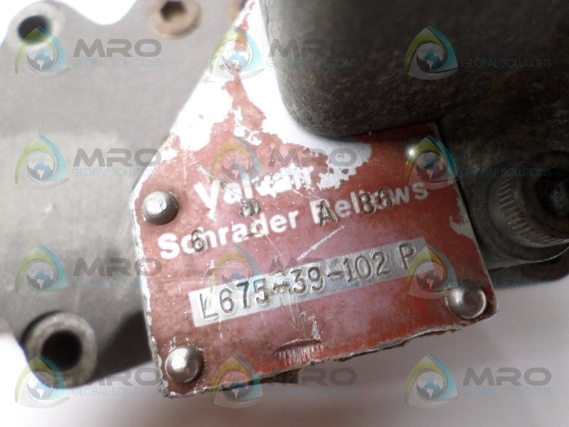 SCHRADER BELLOWS L675-39-102P SOLENOID VALVE UNMP
