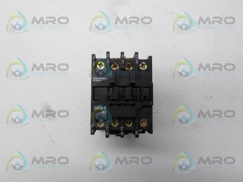 SPRECHER+SCHUH CA3-9-10-120 MOTOR STARTER 110/120V *USED*