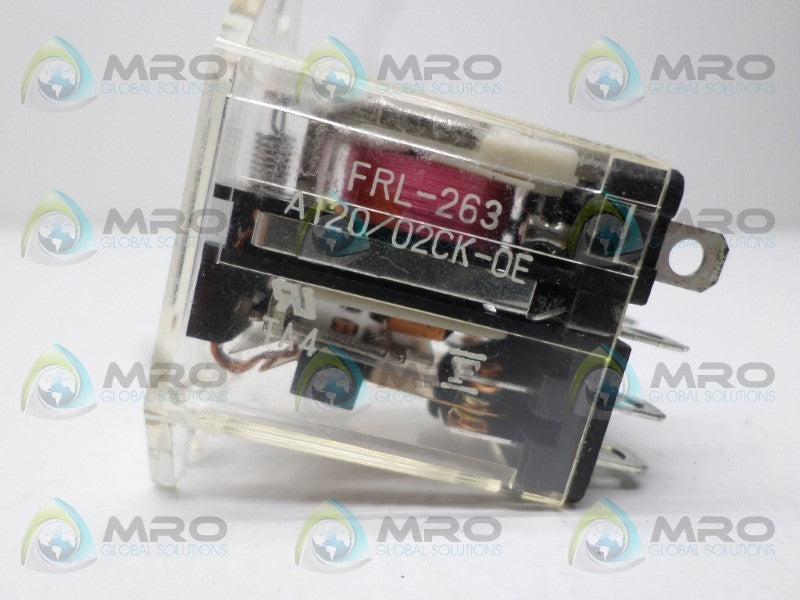 FUJITSU FRL-263 A120/02CK-0E RELAY 120VAC *USED*