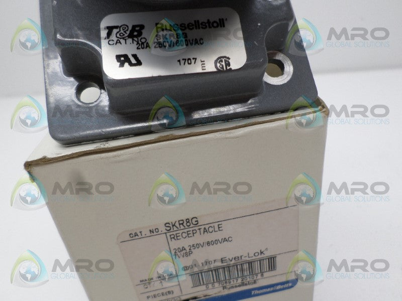 THOMAS & BETTS SKR8G RECEPTACLE *NEW IN BOX*