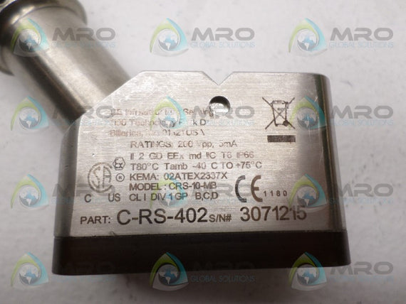 GE PANAMETRICS CRS-10-MB ULTRASONIC FLOW TRANSDUCER *NEW NO BOX*