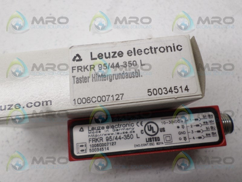 LEUZE ELECTRIC FRKR95/44-350L DIFFUSE SENSOR *NEW IN BOX*