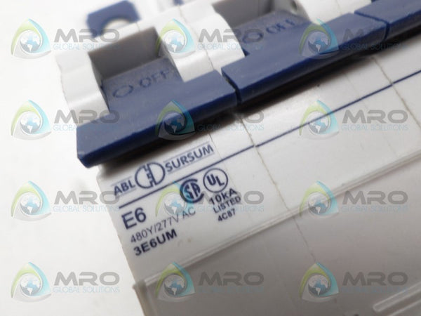 ABL SURSUM 3E6UM CIRCUIT BREAKER  NSNP