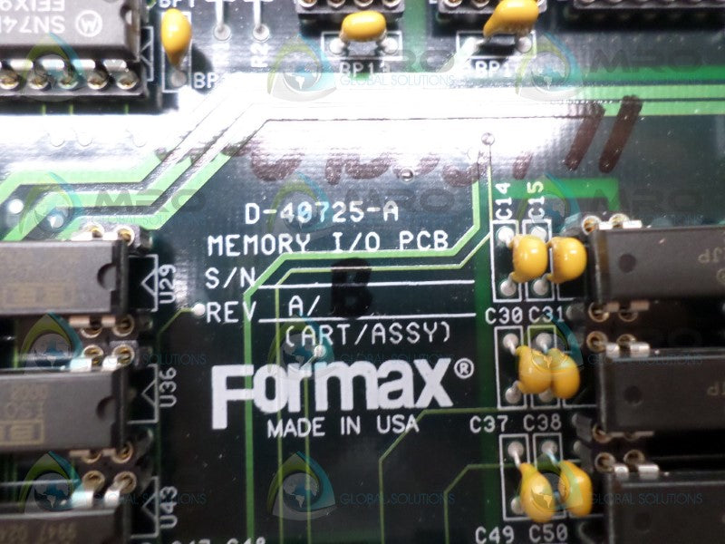 FORMAX D-40725-A MEMORY I/O BOARD *USED*