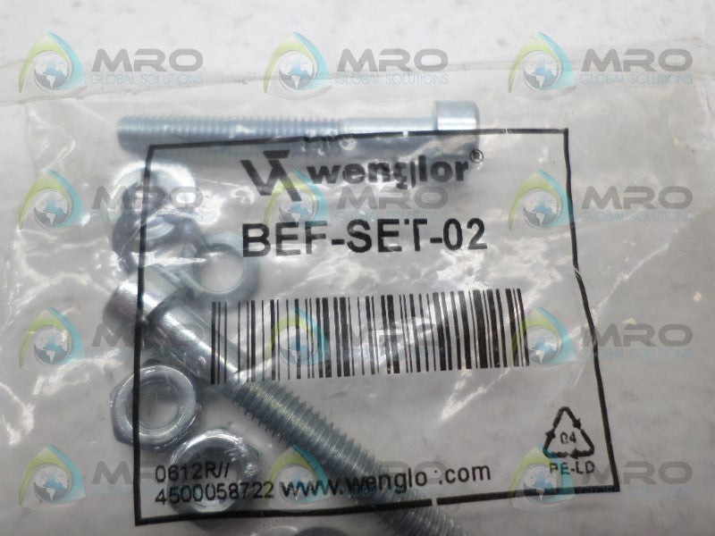 WENGLOR BEF-SET-02 MOUNTING SET *NEW IN FACTORY BAG*