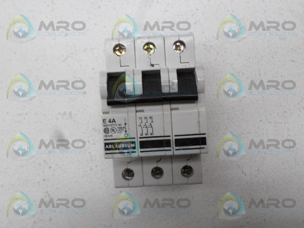 ABL SURSUM 3EU4 CIRCUIT BREAKER 4A  UNMP