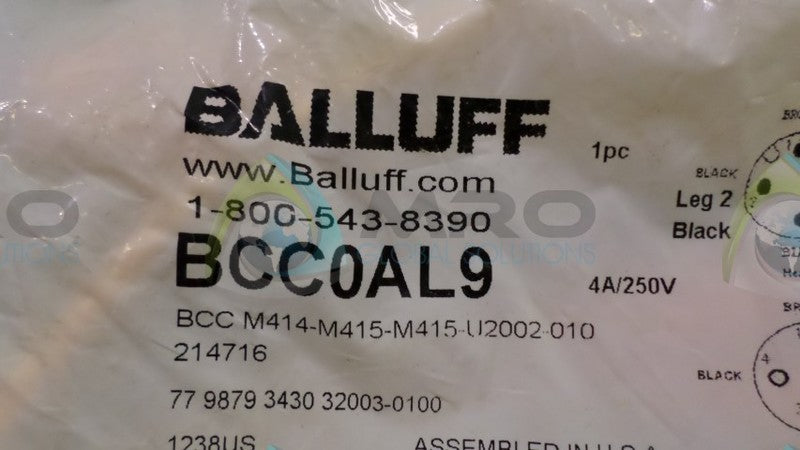 BALLUFF BCC0AL9 CONNECTOR *NEW IN BAG*