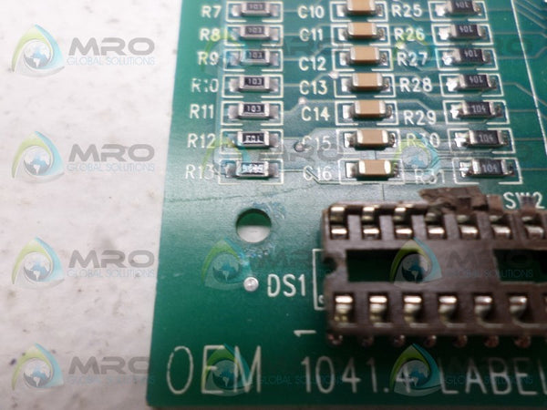 OEM CONTROLS 1041.4 LABEL DISPENSER BOARD  UNMP