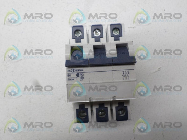 ABL SURSUM 3E6UM CIRCUIT BREAKER 6A  UNMP