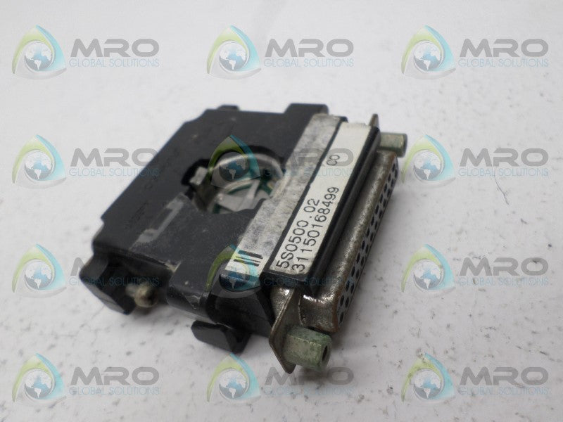 B&R AUTOMATION 5S0500.02 PARALLEL PORT ADAPTER (AS PICTURED) *USED*
