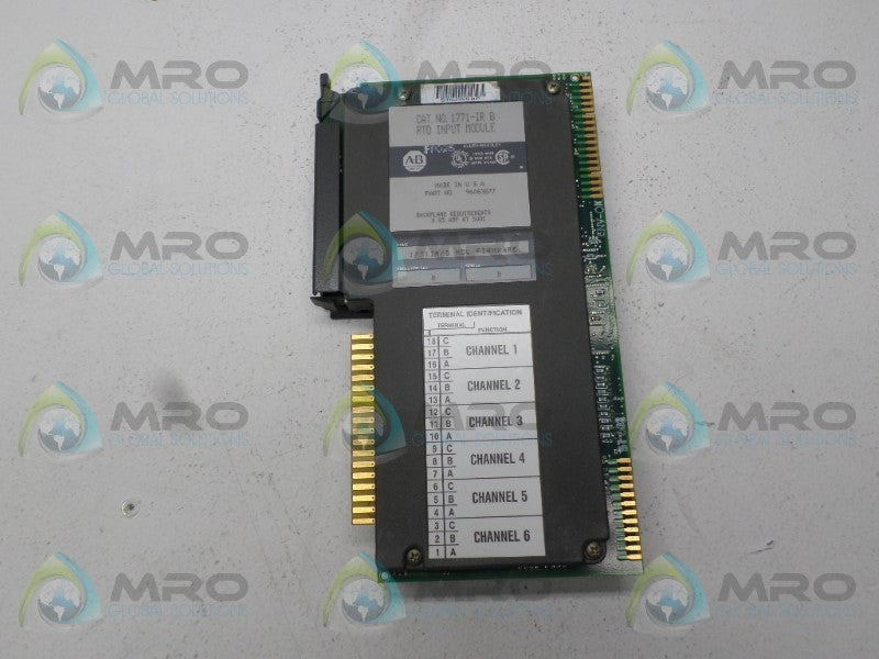 ALLEN BRADLEY 1771-IR SER. B F/W B UNMP