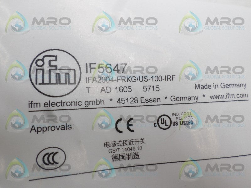 IFM EFECTOR IF5647 PROXIMITY SENSOR *NEW IN FACTORY BAG*