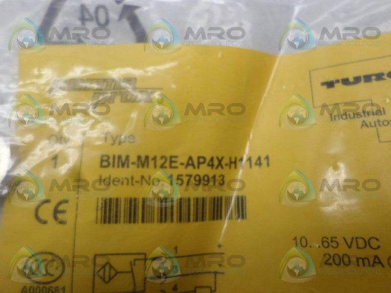 TURCK BIM-M12E-AP4X-H1141 PROXIMITY SENSOR * NEW IN FACTORY BAG *
