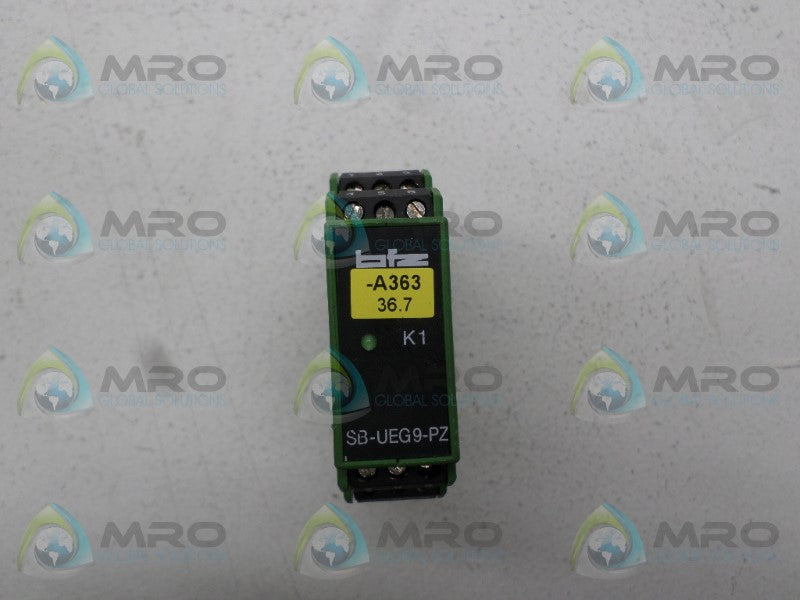 BFZ STEINMEIER SB-UEG9-PZ SECURITY RELAY *NEW NO BOX*