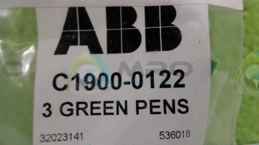 ABB C1900-0122 GREEN PENS *NEW OUT OF BOX*