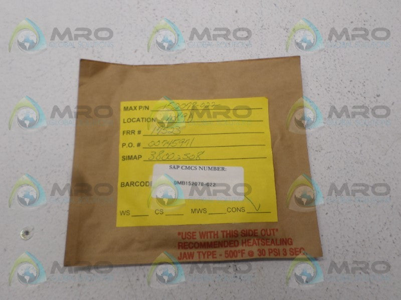 INTERNATIONAL SEAL 152078-022 SEAL KIT  NSMP