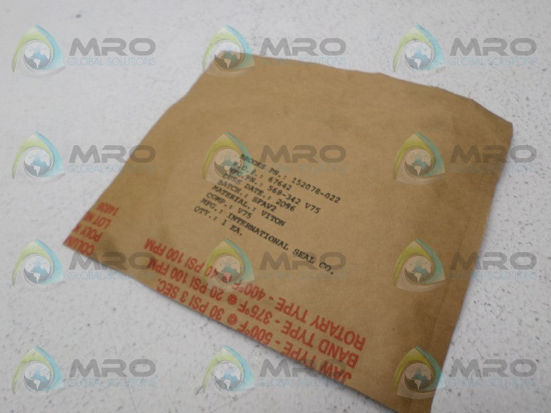 INTERNATIONAL SEAL 152078-022 SEAL KIT  NSMP