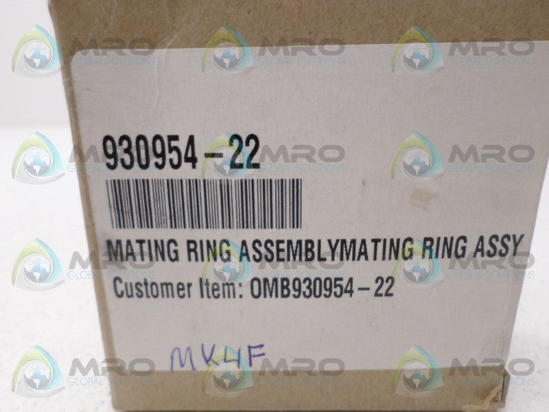 INDUSTRIAL MRO 930954-22 RING ASSEMBLY *NEW IN BOX*