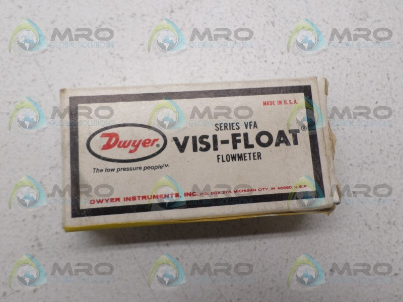 DWYER VFA-8-SSV FLOWMETER *NEW IN BOX*