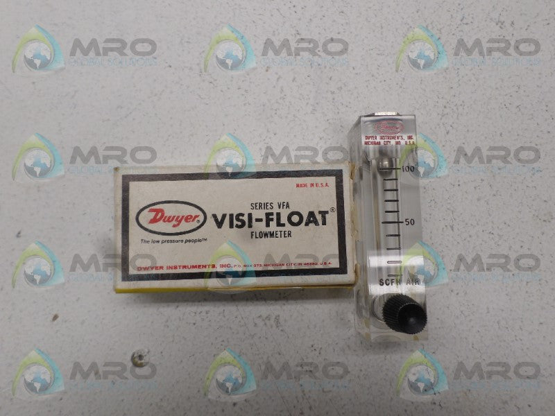 DWYER VFA-8-SSV FLOWMETER *NEW IN BOX*