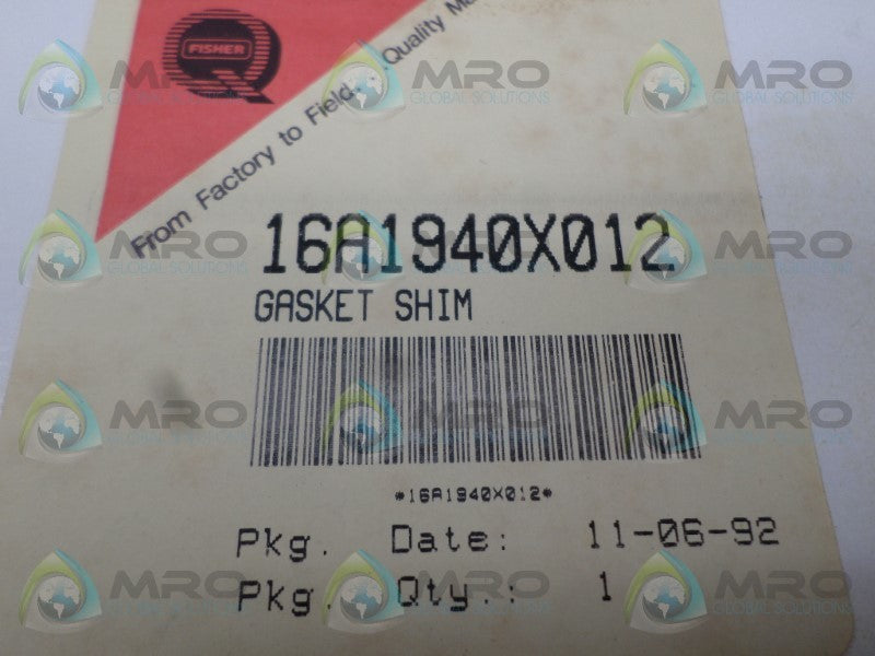 FISHER 16A1940X012 SHIM GASKET  NSMP
