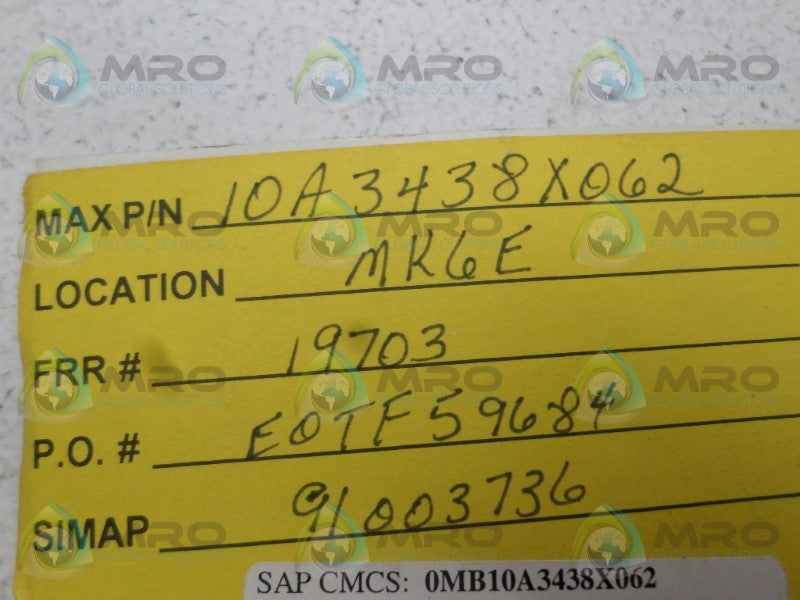 FISHER 10A3438X062 GASKET  NSMP