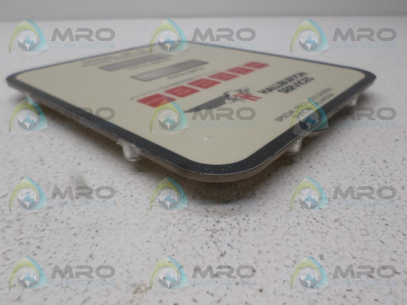 HALLIBURTON MC-II FLOW ANALYZER FACEPLATE *NEW NO BOX*