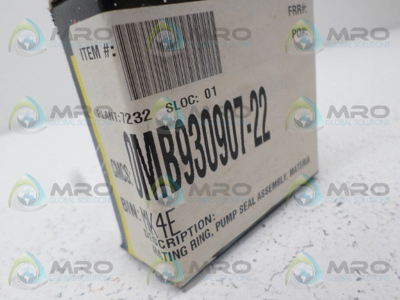 INDUSTRIAL MRO 930907-22 RING PUMP SEAL ASSEMBLY *NEW IN BOX*