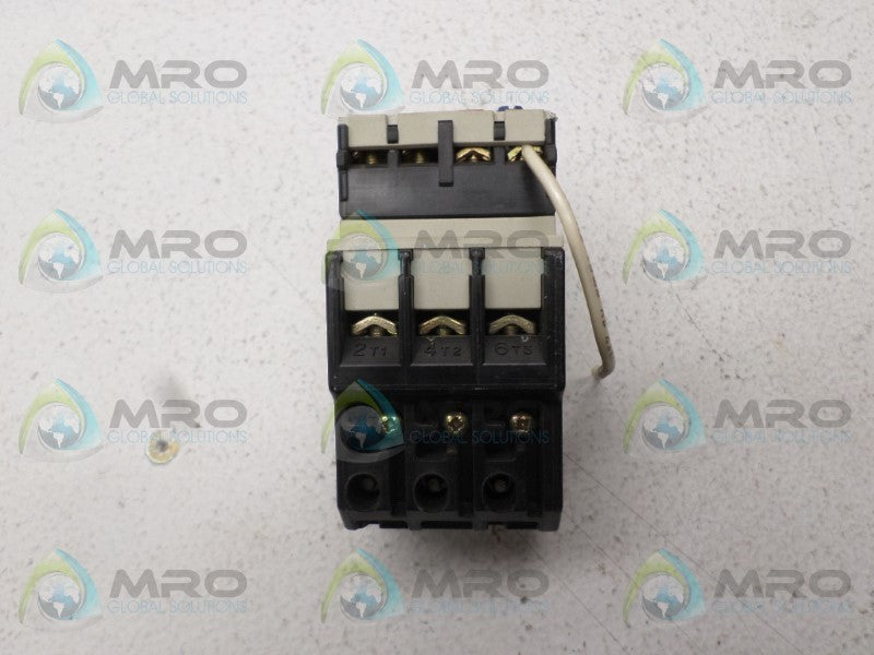 TELEMANIQUE LR2D1307 OVERLOAD RELAY 1.6-2.5A *USED*