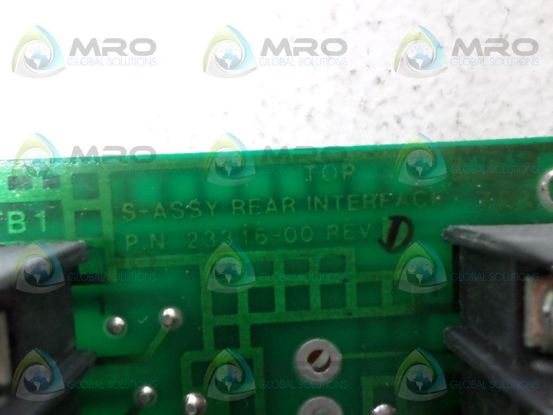 EMERSON 23316-00 REAR INTERFACE MODULE  UNMP