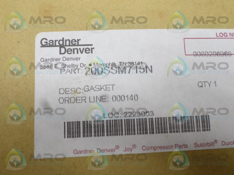 GARDNER DENVER 200SSM715N GASKET  NSMP