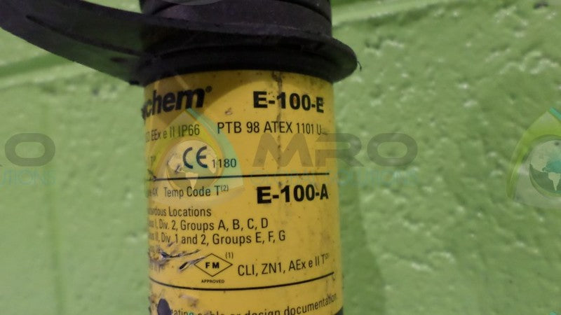RAYCHEM E-100-E/E-100-A END SEAL/PIPE HEATING CABLE COMPONENT *USED*
