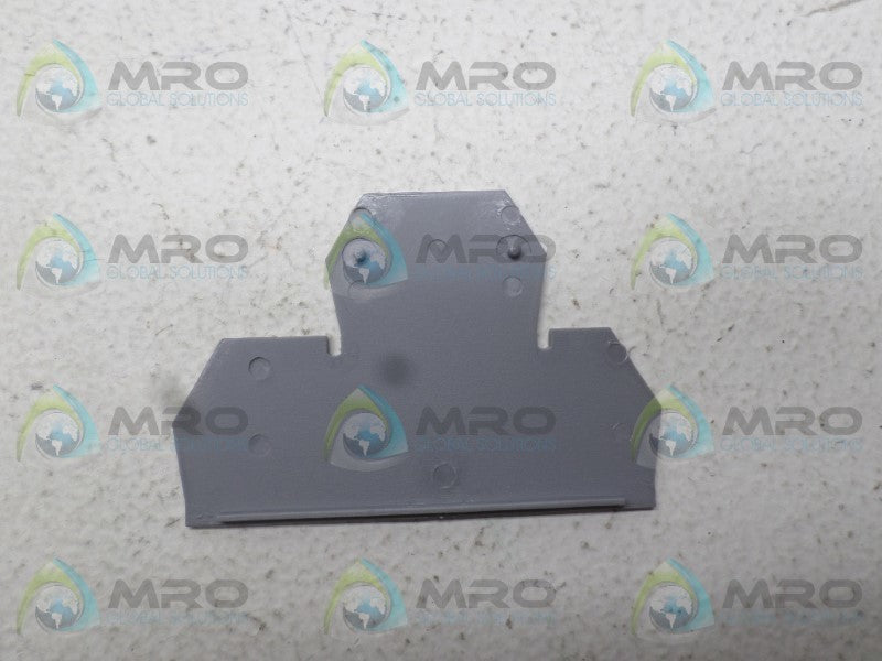 MORSETTITALIA 43096 GREY TERMINAL BLOCK END PLATE  NSNP