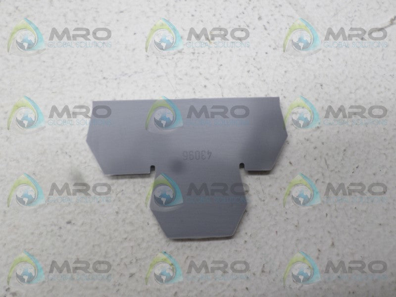 MORSETTITALIA 43096 GREY TERMINAL BLOCK END PLATE  NSNP