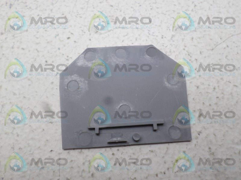 MORSETTITALIA 43015 GREY TERMINAL BLOCK END PLATE  NSNP