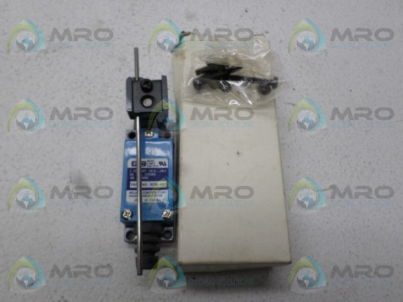 RELAY & CONTROL RCM-402 LIMIT SWITCH *NEW IN BOX*