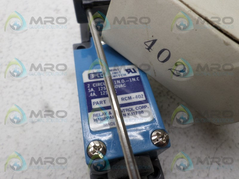 RELAY & CONTROL RCM-402 LIMIT SWITCH *NEW IN BOX*