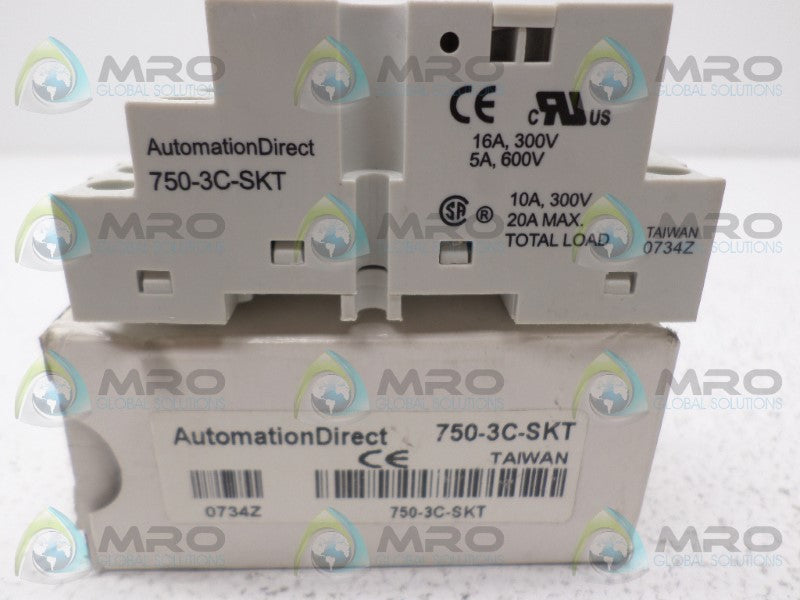 AUTOMATION DIRECT 750-3C-SKT RELAY SOCKET *NEW IN BOX*
