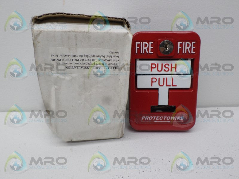 PROTECTOWIRE SG-32SK1 MANUEL PULL STATION (NO KEY) *NEW IN BOX*