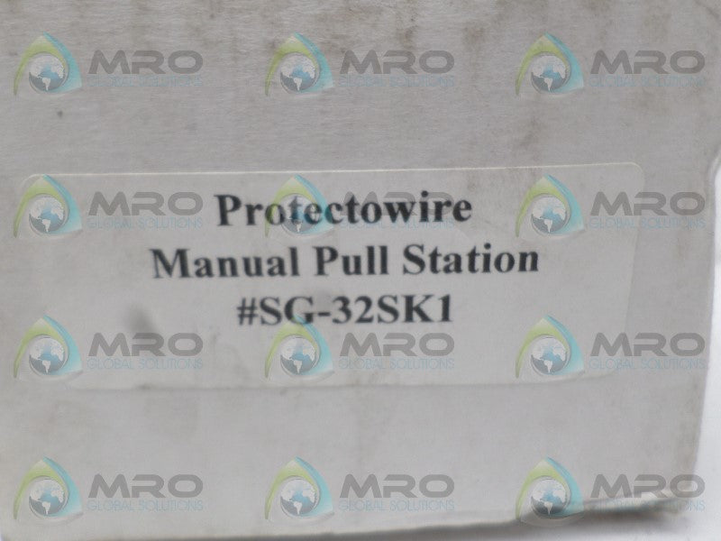 PROTECTOWIRE SG-32SK1 MANUEL PULL STATION (NO KEY) *NEW IN BOX*