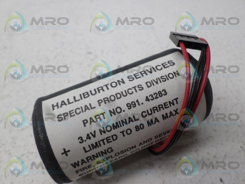 HALLIBURTON SERVICES 991.43283 BATTERY *NEW NO BOX*