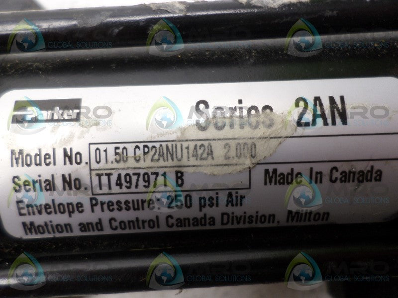 PARKER 01.50CP2ANU142A2.000 PNEUMATIC CYLINDER  UNMP