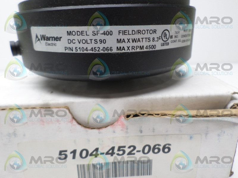 WARNER ELECTRIC SF-400 5104-452-066 FIELD/ROTOR *NEW IN BOX*