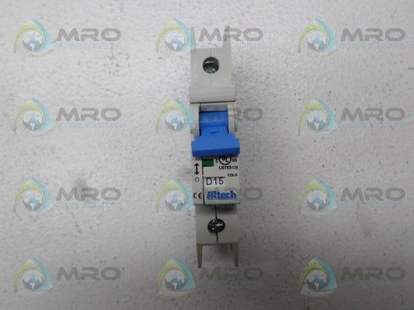 ALTECH 1DU15L CIRCUIT BREAKER 15A  NSNP