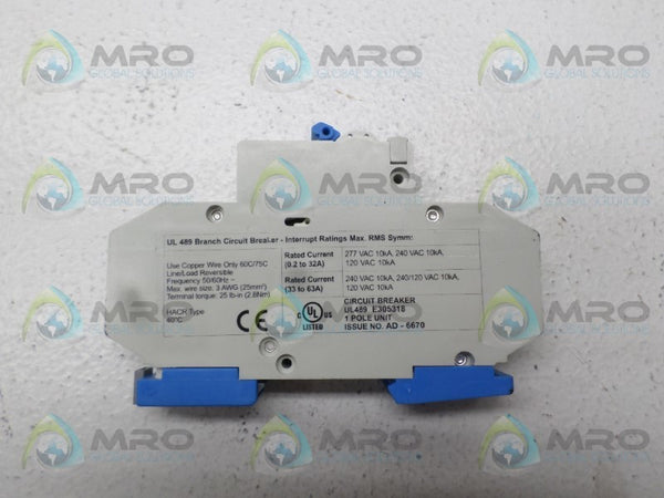 ALTECH 1DU15L CIRCUIT BREAKER 15A  NSNP
